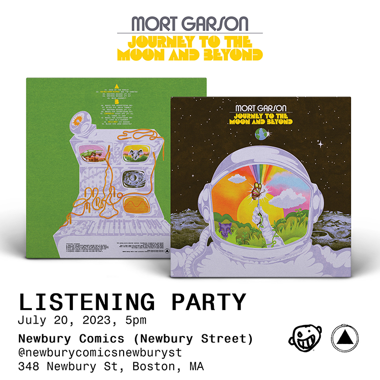 Mort Garson Journey To The Moon And Beyond Listening Party Newbury Street Boston location Thursday July 20th 2023 5:00pm